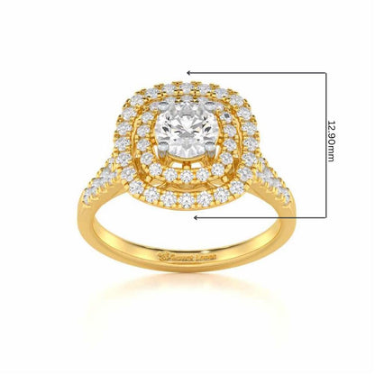 Elite Titan Women Solitaire Ring - Yellow Gold - Image 5