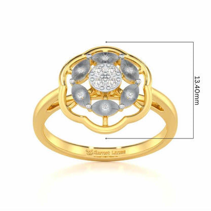 Wonderous Silver Ring - Yellow Gold - Image 5