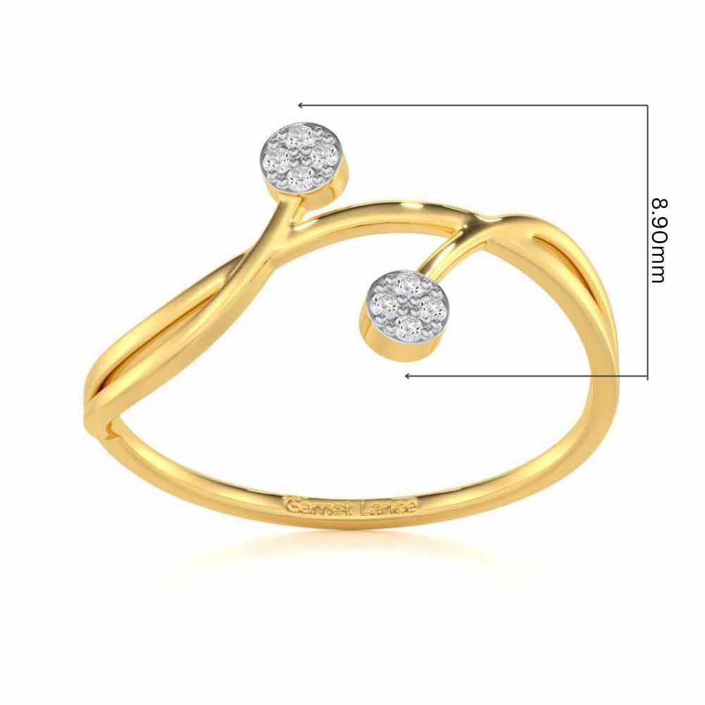 Timeless Treasure Silver Ring - Yellow Gold - Image 5