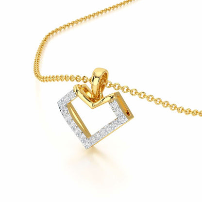 Sparkle Dew Silver Pendant - Yellow Gold - Image 2