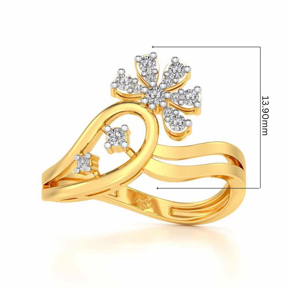 Forever Silver Ring - Yellow Gold - Image 5