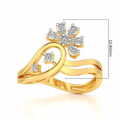 Forever Silver Ring - Yellow Gold - Image 5