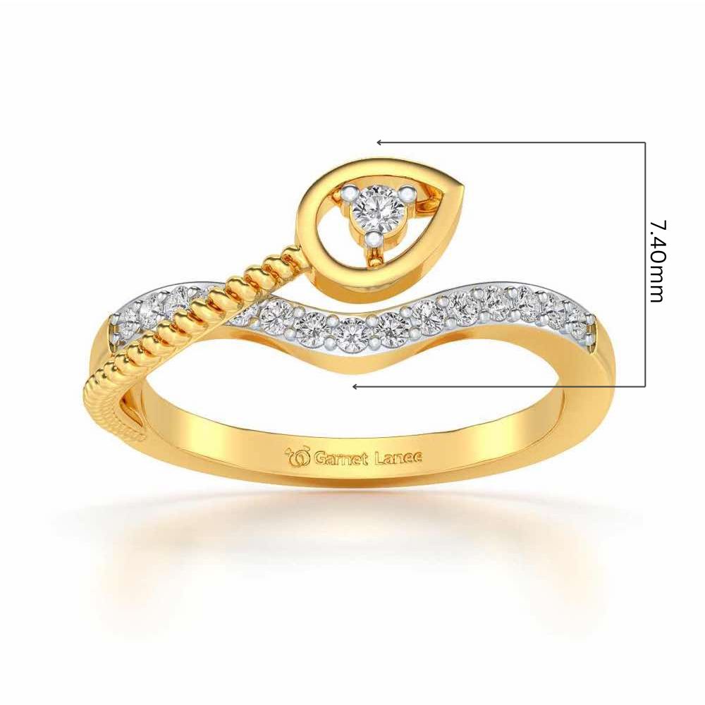 Rohi Silver Ring - Yellow Gold - Image 5
