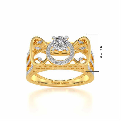 Brihasi Solitaire Ring - Yellow Gold - Image 5