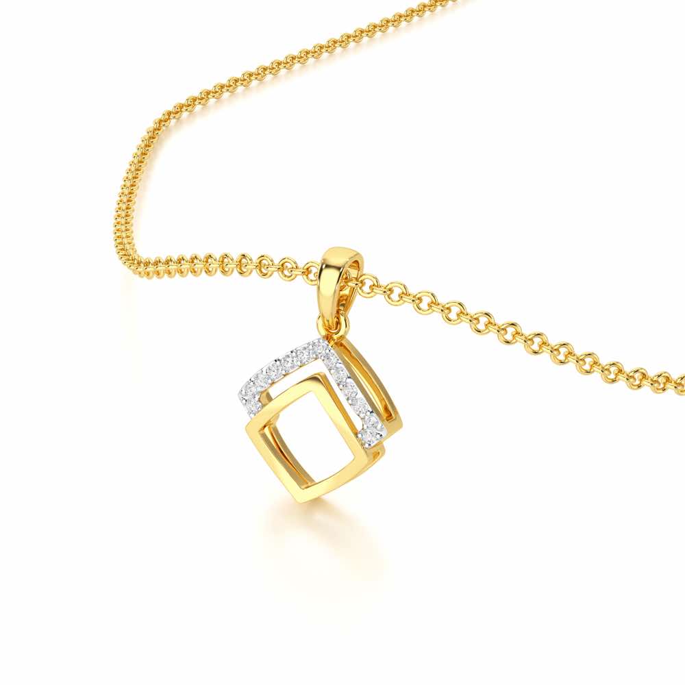Celestial Eye Silver Pendant - Yellow Gold - Image 2