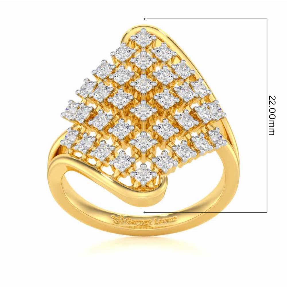 Silver Delight Silver Ring - Yellow Gold - Image 5
