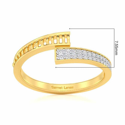 Hugsy Silver Ring - Yellow Gold - Image 5