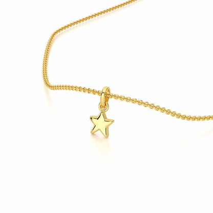 Mini Star Gold Pendant - Yellow Gold - Image 2