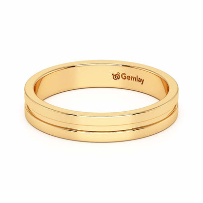 Amethyst Silver Ring - Yellow Gold - Image 3