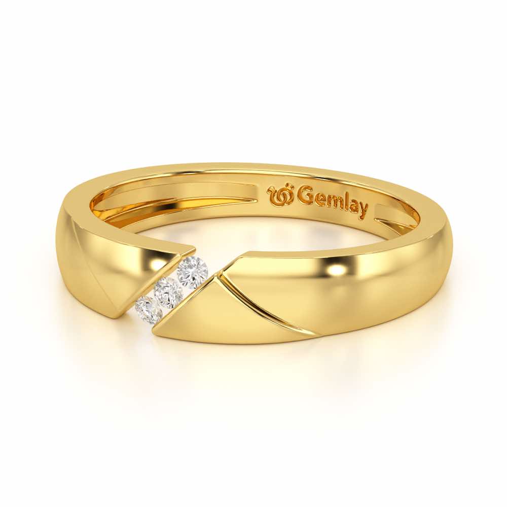 Merry Fair Silver Ring - Yellow Gold - Image 3