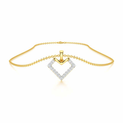 Sparkle Dew Silver Pendant - Yellow Gold - Image 3