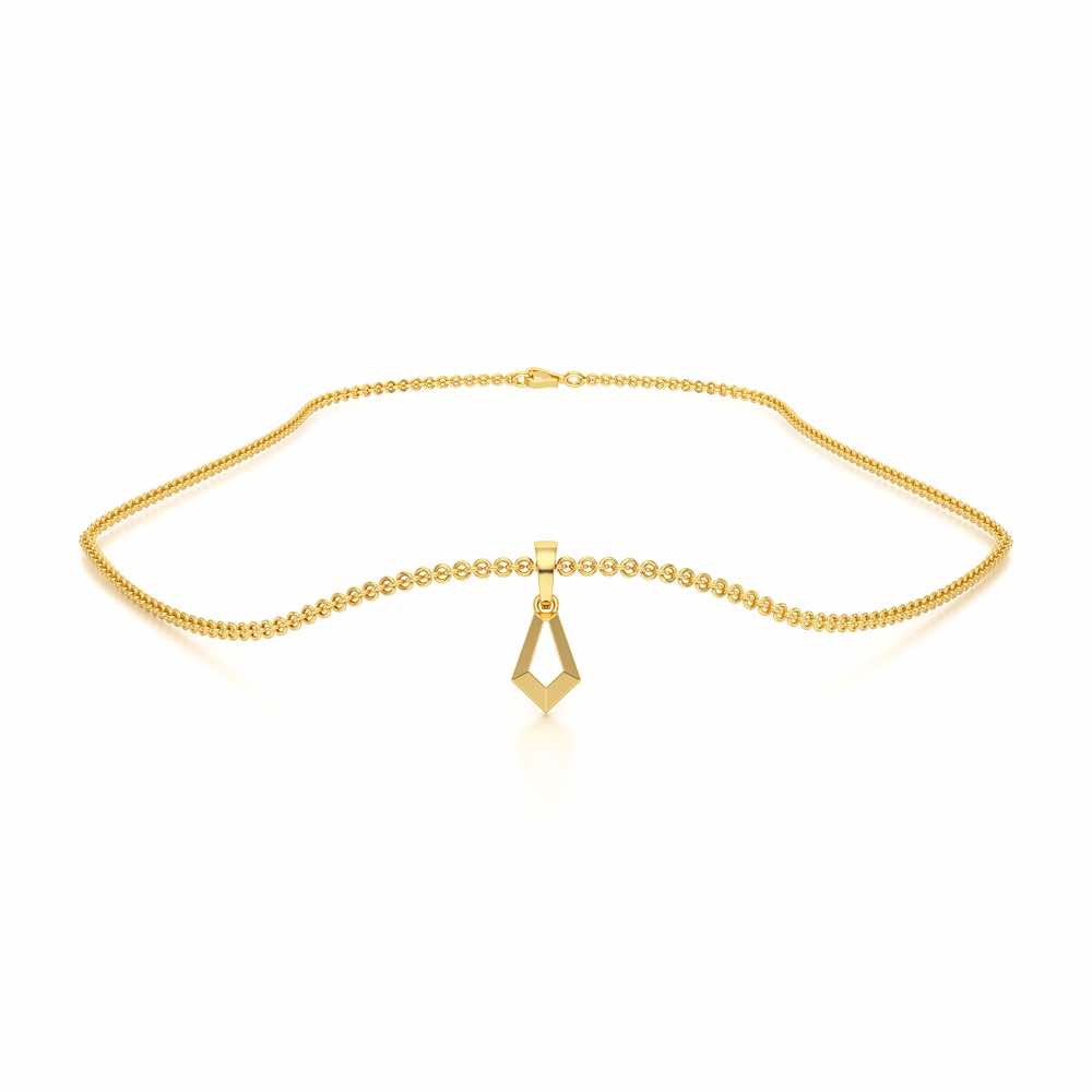 Gold Loop Gold Pendant - Yellow Gold - Image 3