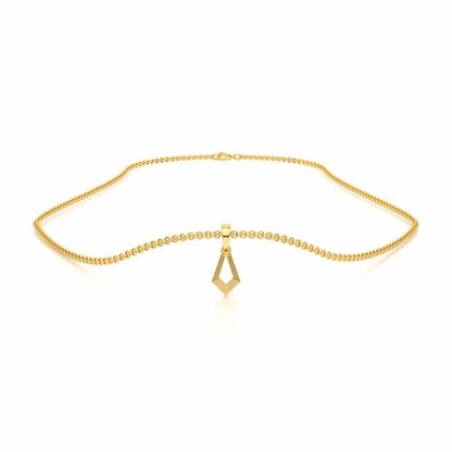 Gold Loop Gold Pendant - Yellow Gold - Image 3