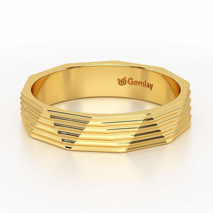 Sienna Silver Ring - Yellow Gold - Image 3