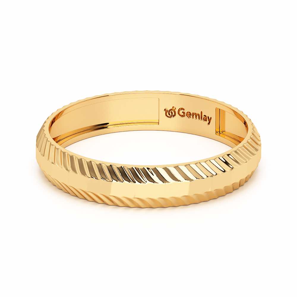 Nia Silver Ring - Yellow Gold - Image 3