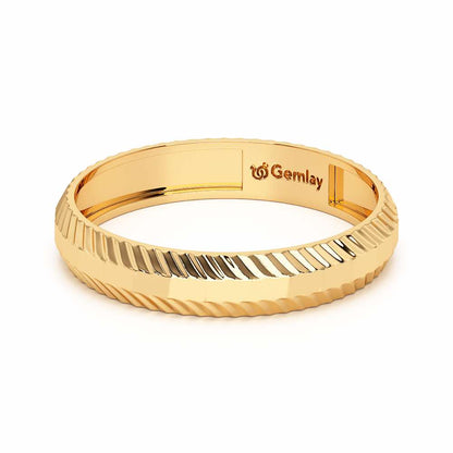 Nia Silver Ring - Yellow Gold - Image 3