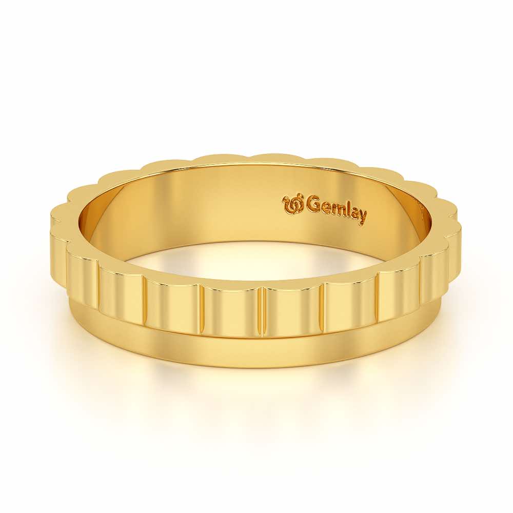 Delphine Silver Ring - Yellow Gold - Image 3