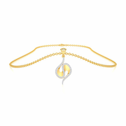 Soulful Rhythms Silver Pendant - Yellow Gold - Image 3