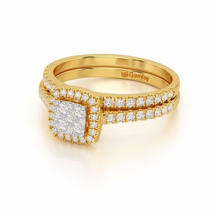 Bride Choice Silver Ring - Yellow Gold - Image 3