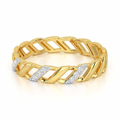 Arandele Silver Ring - Yellow Gold - Image 3