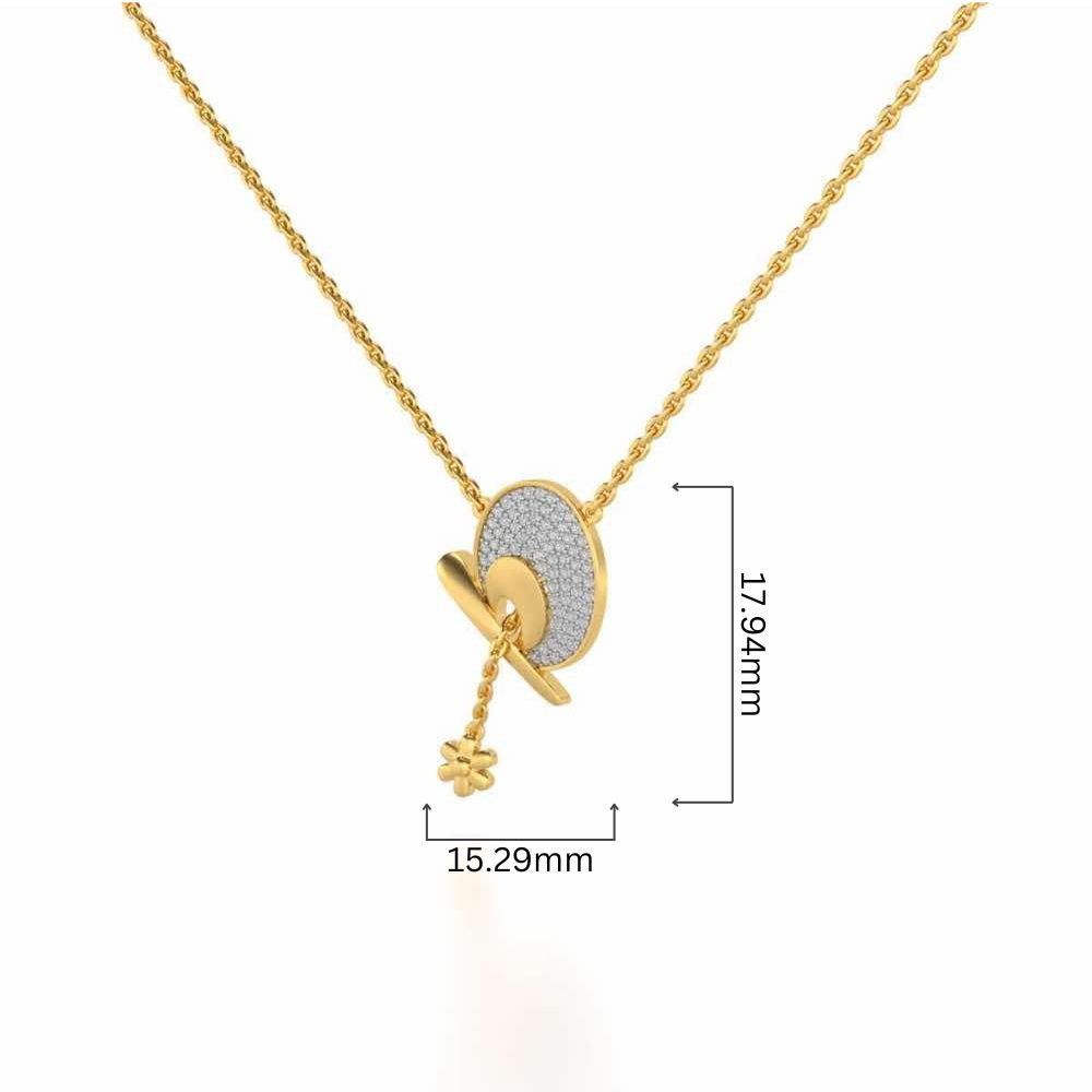 Samson Silver Pendant - Yellow Gold - Image 4