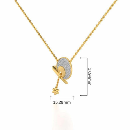 Samson Silver Pendant - Yellow Gold - Image 4