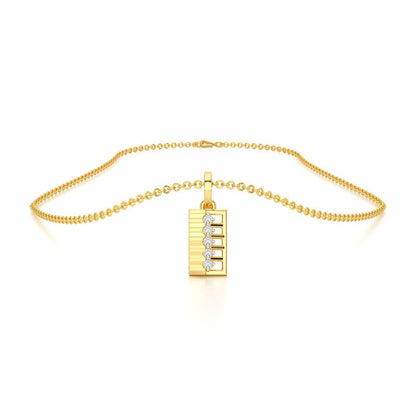 Gleam of Grace Silver Pendant - Yellow Gold - Image 3