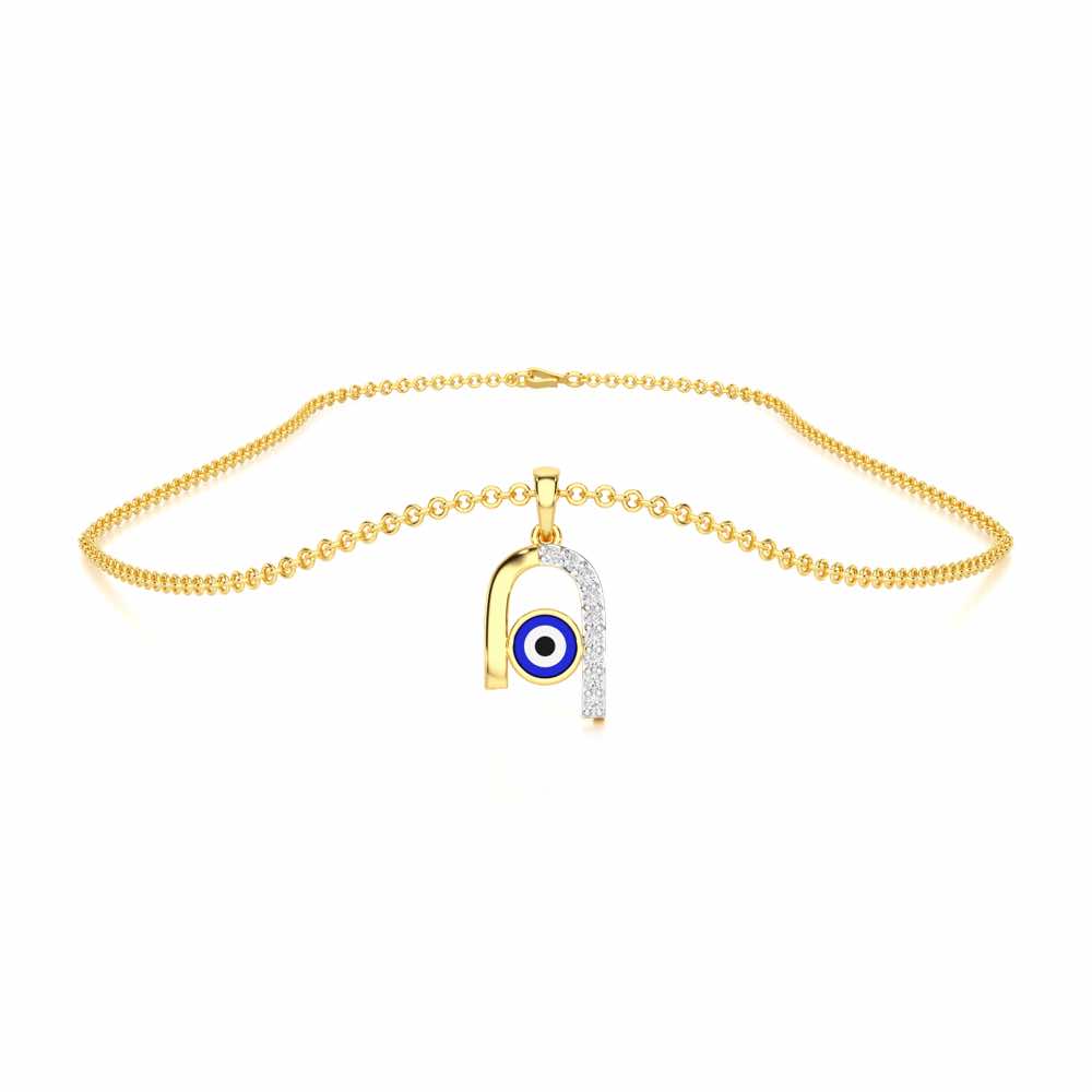 Vision of Peace Silver Pendant - Yellow Gold - Image 3