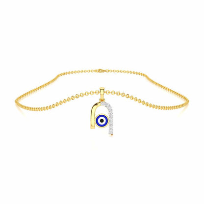 Vision of Peace Silver Pendant - Yellow Gold - Image 3