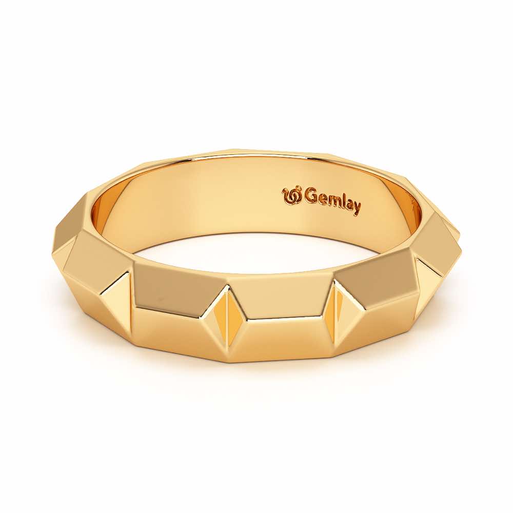 Marigold Silver Ring - Yellow Gold - Image 3
