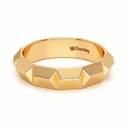 Marigold Silver Ring - Yellow Gold - Image 3