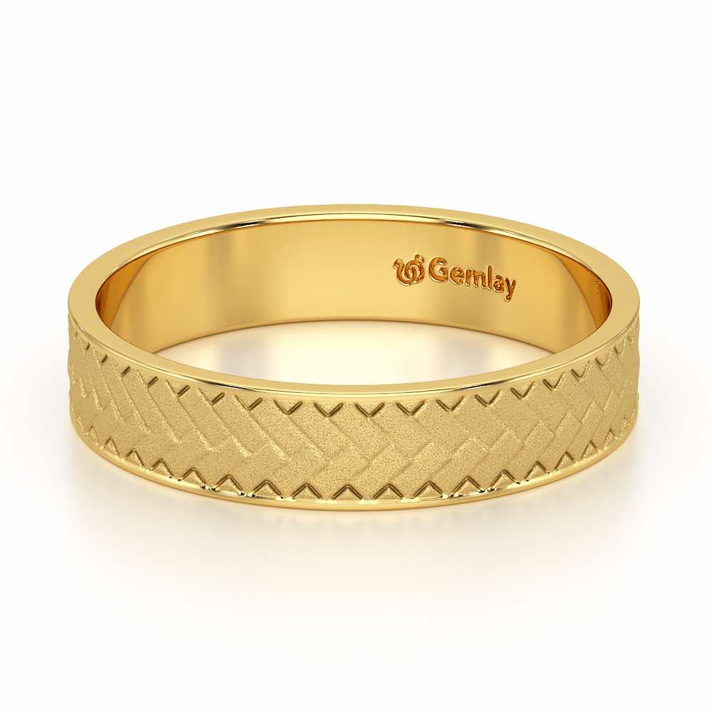 Isla Silver Ring - Yellow Gold - Image 3