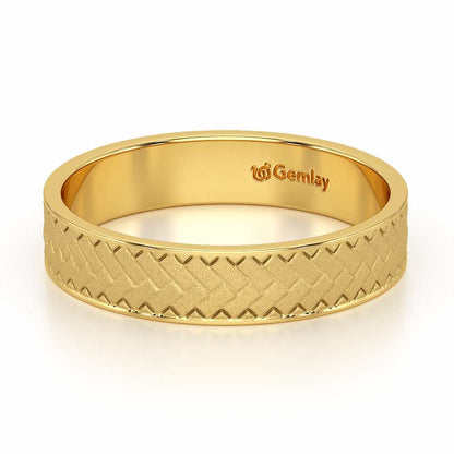 Isla Silver Ring - Yellow Gold - Image 3