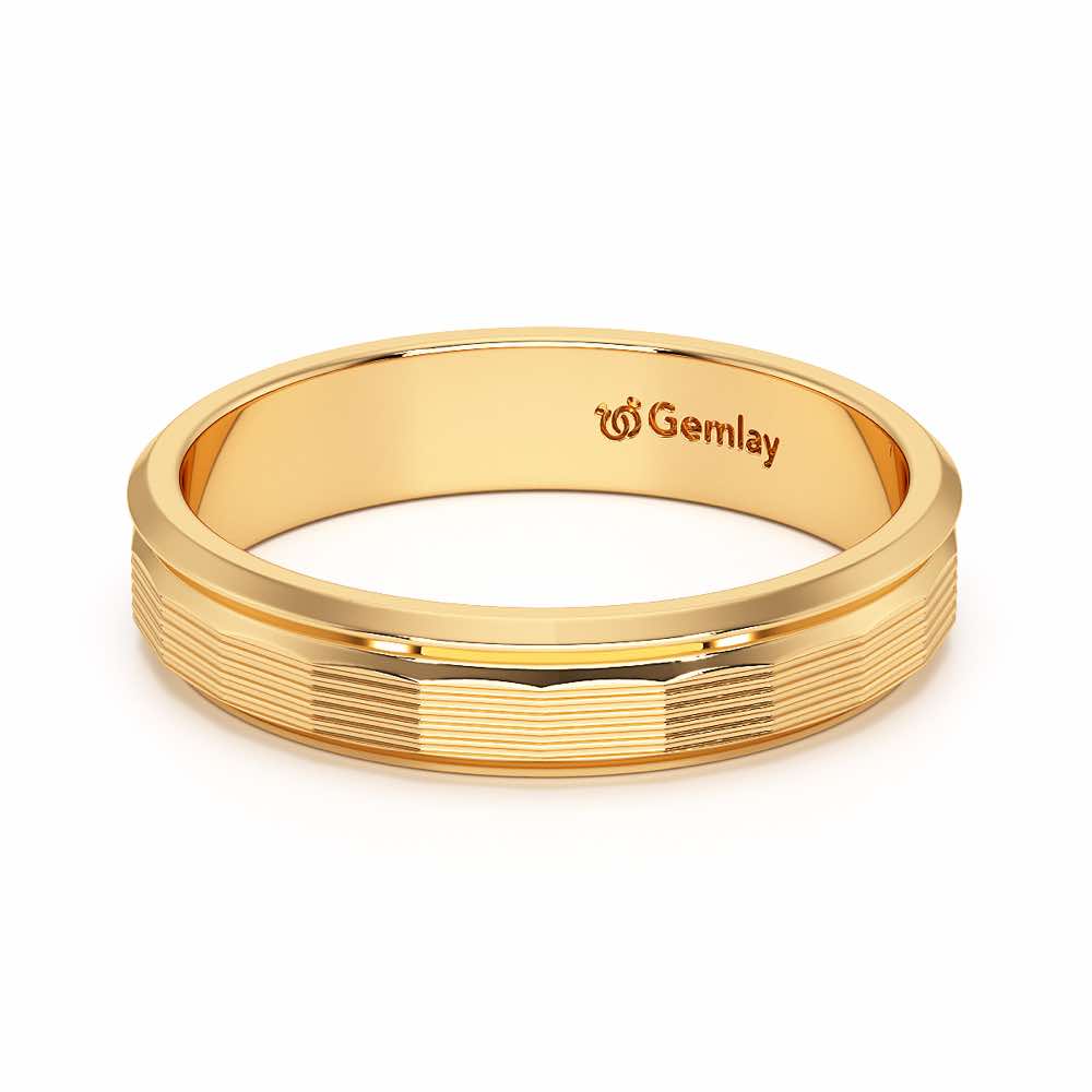 Elowen Silver Ring - Yellow Gold - Image 3