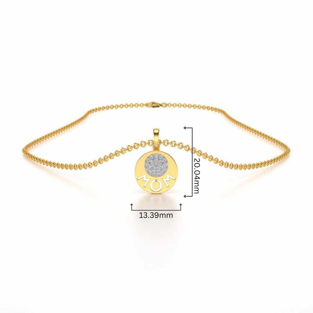 Mothercare Silver Pendant - Yellow Gold - Image 4