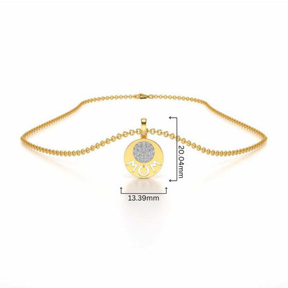 Mothercare Silver Pendant - Yellow Gold - Image 4