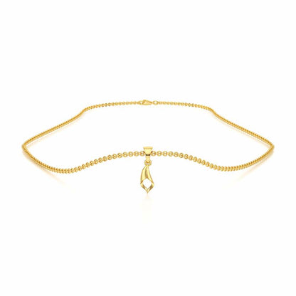 Fin Shine Gold Pendant - Yellow Gold - Image 3