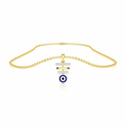 Guardian Watch Silver Pendant - Yellow Gold - Image 3
