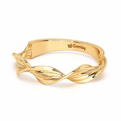 Evangeline Silver Ring - Yellow Gold - Image 3