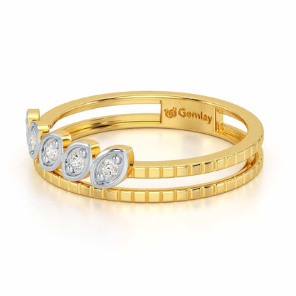 Lord Charm Silver Ring - Yellow Gold - Image 3