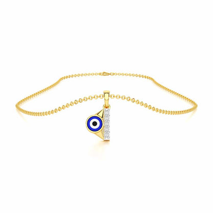 Aura of Protection Silver Pendant - Yellow Gold - Image 3