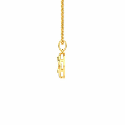 Hearts Of Gleam Silver Pendant - Yellow Gold - Image 4