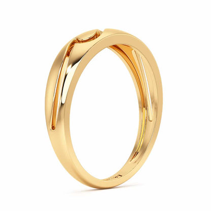 The Sage Silver Ring - Yellow Gold - Image 4