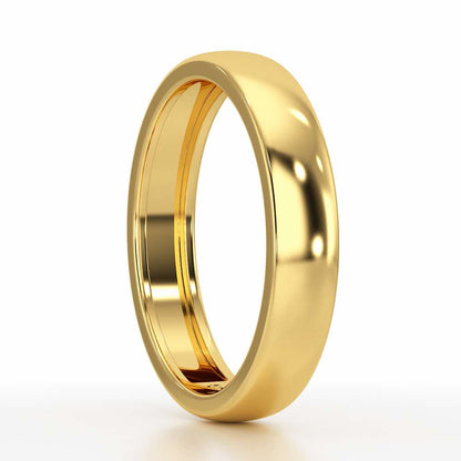 Preston Simple Band For Men - Yellow Gold - Image 4