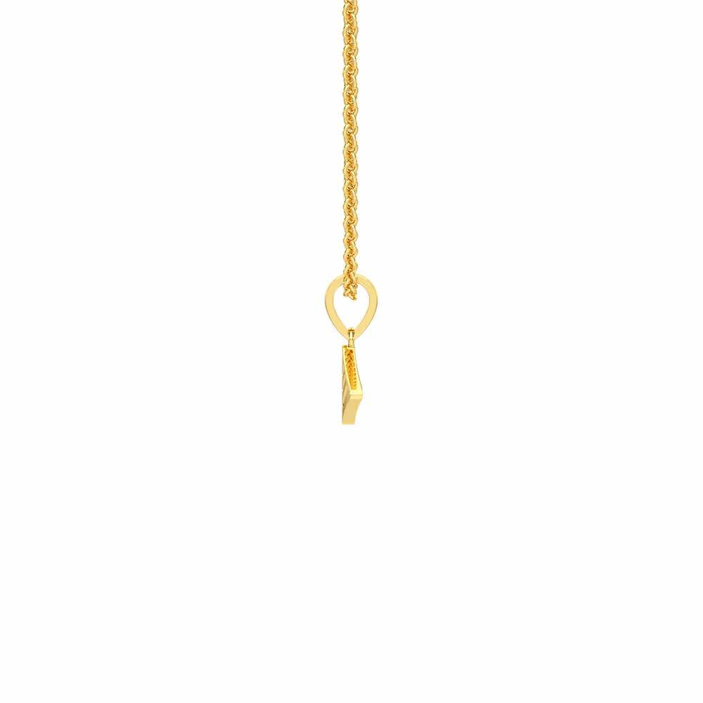 Silk Shine Gold Pendant - Yellow Gold - Image 4