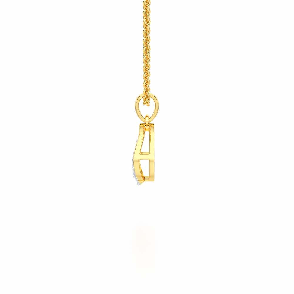 Timeless Glow Silver Pendant - Yellow Gold - Image 4