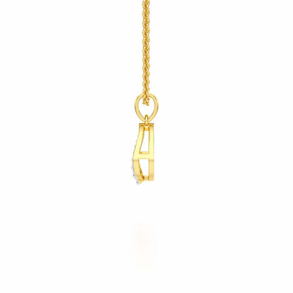 Timeless Glow Silver Pendant - Yellow Gold - Image 4