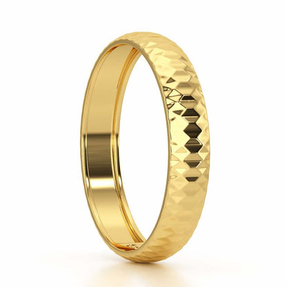 Ophelia Silver Ring - Yellow Gold - Image 4