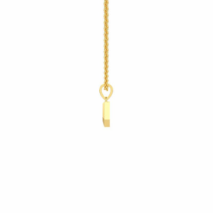 Gold Loop Gold Pendant - Yellow Gold - Image 4