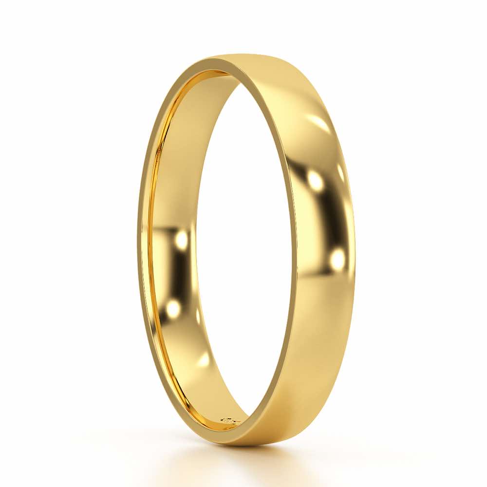 Bliss Aura Women Silver Ring Band - Yellow Gold - Image 4